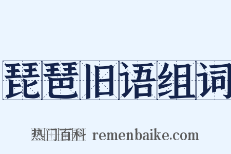 琵琶旧语组词是什么意思的图片